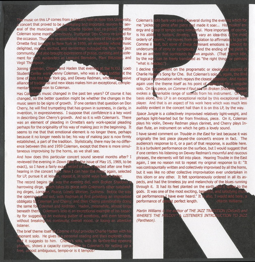 ornette coleman - crisis (plus vocal sessions & big hit single) ornette coleman - crisis (plus vocal sessions & big hit single)